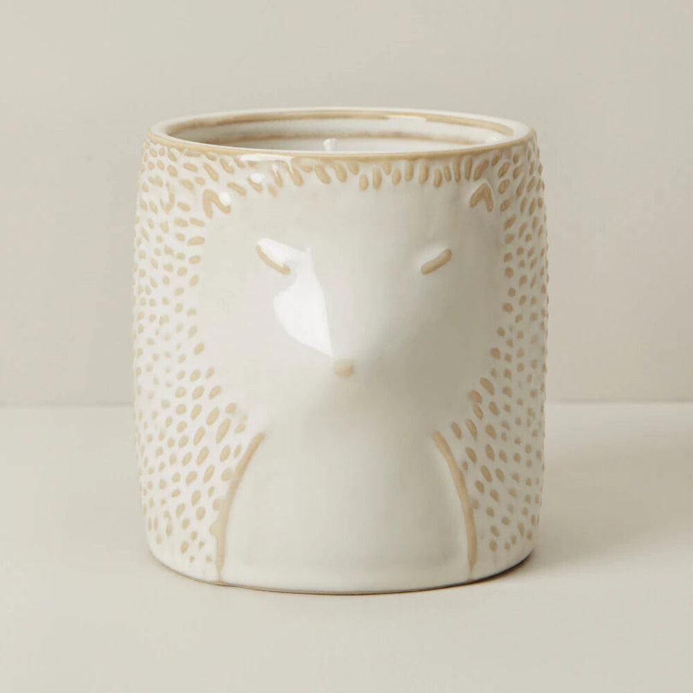 WOODLAND HEDGEHOG CANDLE - FROSTED PEPPERMINT​